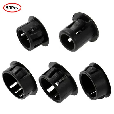 Buy 50 Plastic Caps Snap-Type Hole Plugs Pressure Cover Furniture Tube Fencing Post • 7.06$