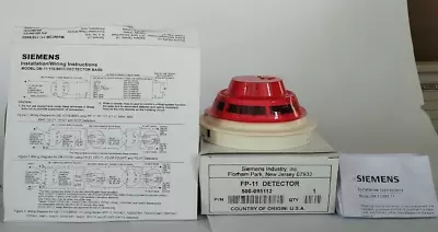 Buy Fp-11 Siemens Intelligent Smoke Detector With Base Db-11/-11e • 85$