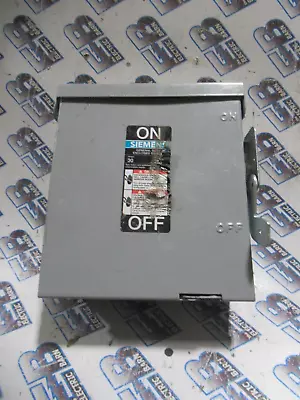 Buy SIEMENS GNF321R, 30 Amp, 240 Volt, 3PH 3W, NEMA 3R, Non Fused Disconnect • 50$