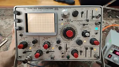 Buy Tektronix Type 453 2-Channels 50 MHz Portable Oscilloscope Tested For Power • 50$