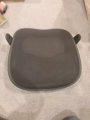 Buy Herman Miller Mirra Chair Seat Pan OEM Black Mesh/graphite Flex Front 7Q01 • 179.95$