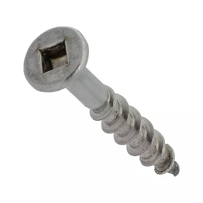Buy #8 Stainless Steel Deck Screws Square Drive Wood And Composite Decking All Sizes • 6.79$