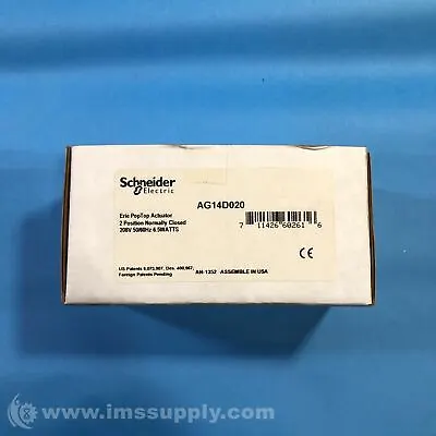 Buy Schneider Electric AG14D020 Spring Return Two-Position Actuator FNFP • 85$
