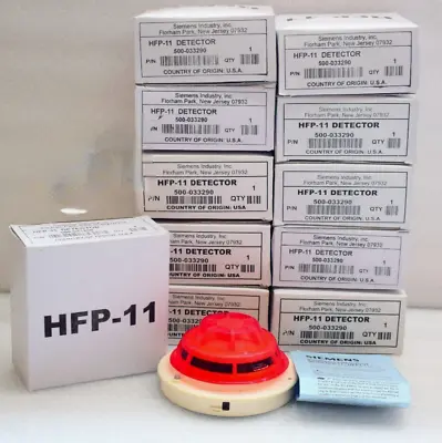 Buy 5 PCS SIEMENS Original HFP-11 FIRE ALARM SMOKE HEAT DETECTOR-Free Fast Shipping • 299$