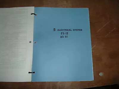 Buy Kubota ZD18 ZD21 Zero Turn Mower Electrical Wiring Diagram Manual • 167.30$