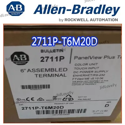 Buy Allen Bradley 2711P-T6M20D Touch Screen Brand New Seal Stock Free Shipping • 999$
