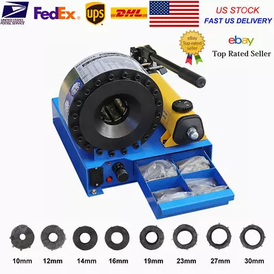 Buy Portable Hydraulic Hose Crimper Pipe Crimping Machine 5600KN With 8 Sets Dies • 760.09$