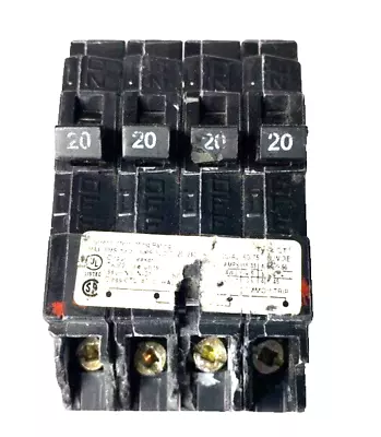 Buy Q22020CT2 Siemens 2 Pole 20-20A 120/240V Quad Quadplex Circuit Breaker • 14.77$