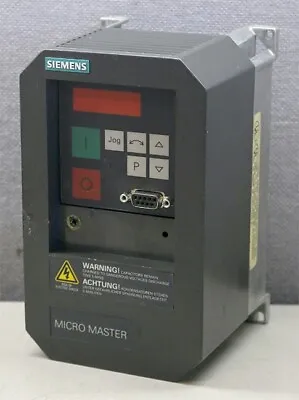 Buy Siemens Micro Master 6SE3112-1CA40 Micromaster Motor Controller AC Drive  • 955.50$