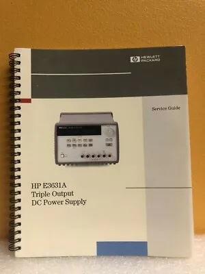 Buy HP E3631-90011 E3631A Triple Output DC Power Supply Service Guide • 42.49$