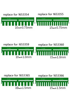 Buy OEM Electrophoresis Comb Replace Bio Rad Mini Protean 1653354 1653355 1653366 • 34.99$
