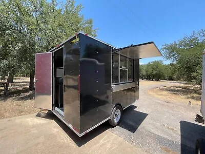 Buy New 2024 8x12 Enclosed Custom Concession Mobile Kitchen Food Vending Trailer • 14,480$