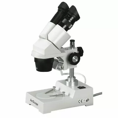 Buy AmScope 10X-30X Sharp Binocular Stereo Microscope 3D Viewing Lab & Multi-Use • 107.94$