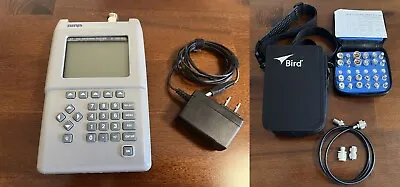 Buy Bird AT-500 RF Antenna Analyzer *PLUS* WB  RF Adapters And Carrying Case • 499$