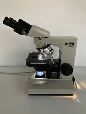 Buy Nikon Labophot Microscope With 4X, 10X, 40X - Serviced, Cleaned, Tested, Works • 540$