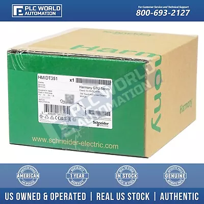 Buy New Sealed Schneider Electric HMIDT351 Harmony GTU Advanced Panel, 7-in W, Touch • 907.06$