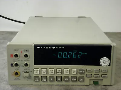 Buy Fluke 8842A 5.5 Digit Multimeter Opt AC-09 True RMS, IEEE-05 GPIB - Tested • 275$