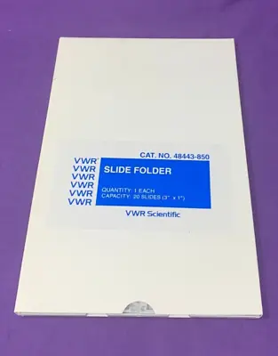 Buy VWR Microscope Slide Folder, Plastic 48443-850 Discontinued • 48.96$
