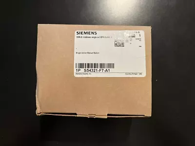 Buy New, Siemens Xms-s Single Action Pull Station (10 Avail., Free Shipping!) • 119.95$