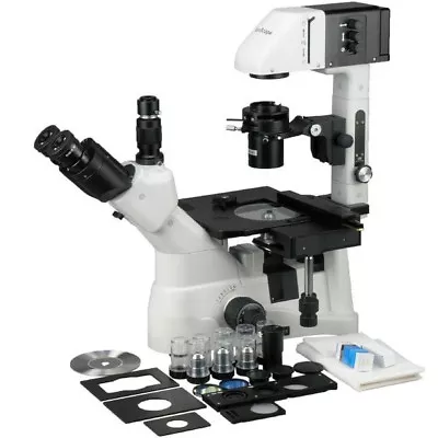 Buy AmScope 40X-1500X Phase Contrast Culture Inverted Microscope With Mech Stage • 4,576.99$
