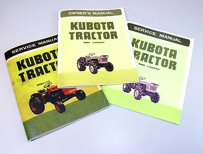 Buy Kubota L225Dt L2000Dt Diesel Tractor Operators Owners/Parts Service Manual • 36.97$