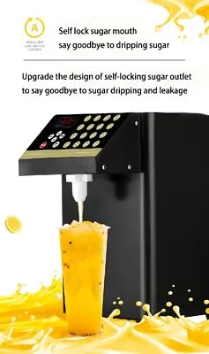 Buy 16 Grid Auto Fructose Quantitative Machine Commercial Milk Tea Shop Equipment • 266.66$