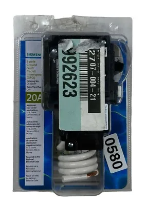 Buy Siemens Qf220ap Qf220a 20-amp 2 Pole 240v Gfci Circuit Interrupter • 77$