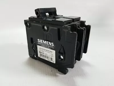 Buy Used Siemens Q260 60Amp 2 Double Pole 120 240V Circuit Breaker Black • 9.88$