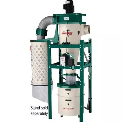 Buy Grizzly G0441 3 HP Cyclone Dust Collector • 2,960$