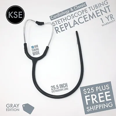 Buy Gray Stethoscope Replacement Tubing 10mm • 25$