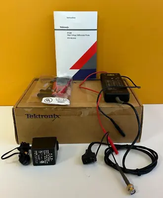 Buy Tektronix P5200 25 MHz, Voltage Differential Probe. New + Lead Set, AC Adapter! • 449.25$