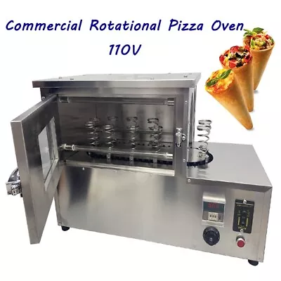 Buy Stainless Steel Commercial Rotational Pizza Oven 110V Electric Pizza Cone Oven • 1,031.36$