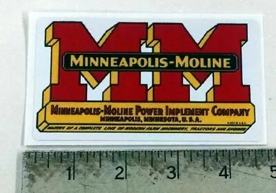 Buy Minneapolis Moline Red/yellow Sticker Decal • 7$
