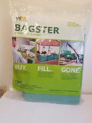 Buy Waste Management BAGSTER 3CUYD Dumpster In A Bag Holds Up To 3,300 Lb (Green) • 27.99$