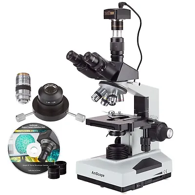 Buy 40X-2000X Trinocular Compound Darkfield Microscope With 100X Iris Objective And • 1,137.99$