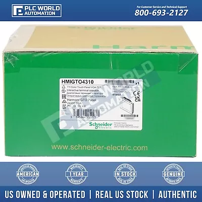 Buy New Sealed Schneider Electric HMIGTO4310 Harmony GTO Panel, Latest Date 1 Yr Wty • 943.49$
