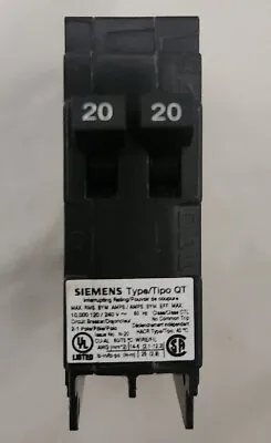 Buy Siemens Q2020 20A 1 Pole 120V Tandem Circuit Breaker • 15.99$