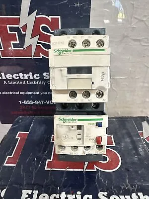 Buy Schneider Electric Starter LC1D12 Contactor W/ 06ATEX0036X Relay W/ 120V Coil • 39.99$