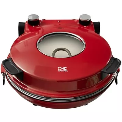 Buy Kalorik Hot Stone Pizza Oven, In Red (PZM 43618 R) • 89.99$