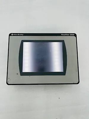 Buy 2711C-T6M Allen Bradley Panelview 600 Mono Touchscreen C600 Ser C #L-718 • 346.50$