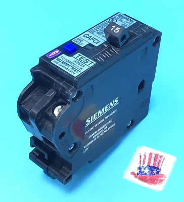 Buy New Circuit Breaker Siemens QA115AFCN QA115AFCNP  15A 1P AFCI Plug On Neutral • 34.99$