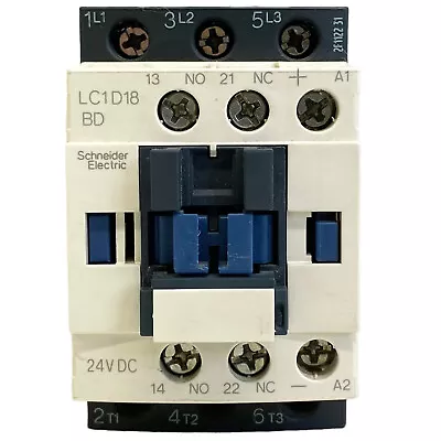 Buy Telemecanique Schneider Electric LC1D18BD Contact 24VDC USA Seller • 75.99$